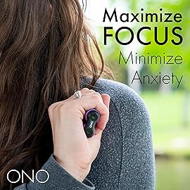 ONO Roller - Handheld Fidget Toy for Adults | Help Relieve Stress, Anxiety, Tension | Promotes Focus, Clarity | Compact, Portable Design (Junior Size/ABS Plastic, Purple)