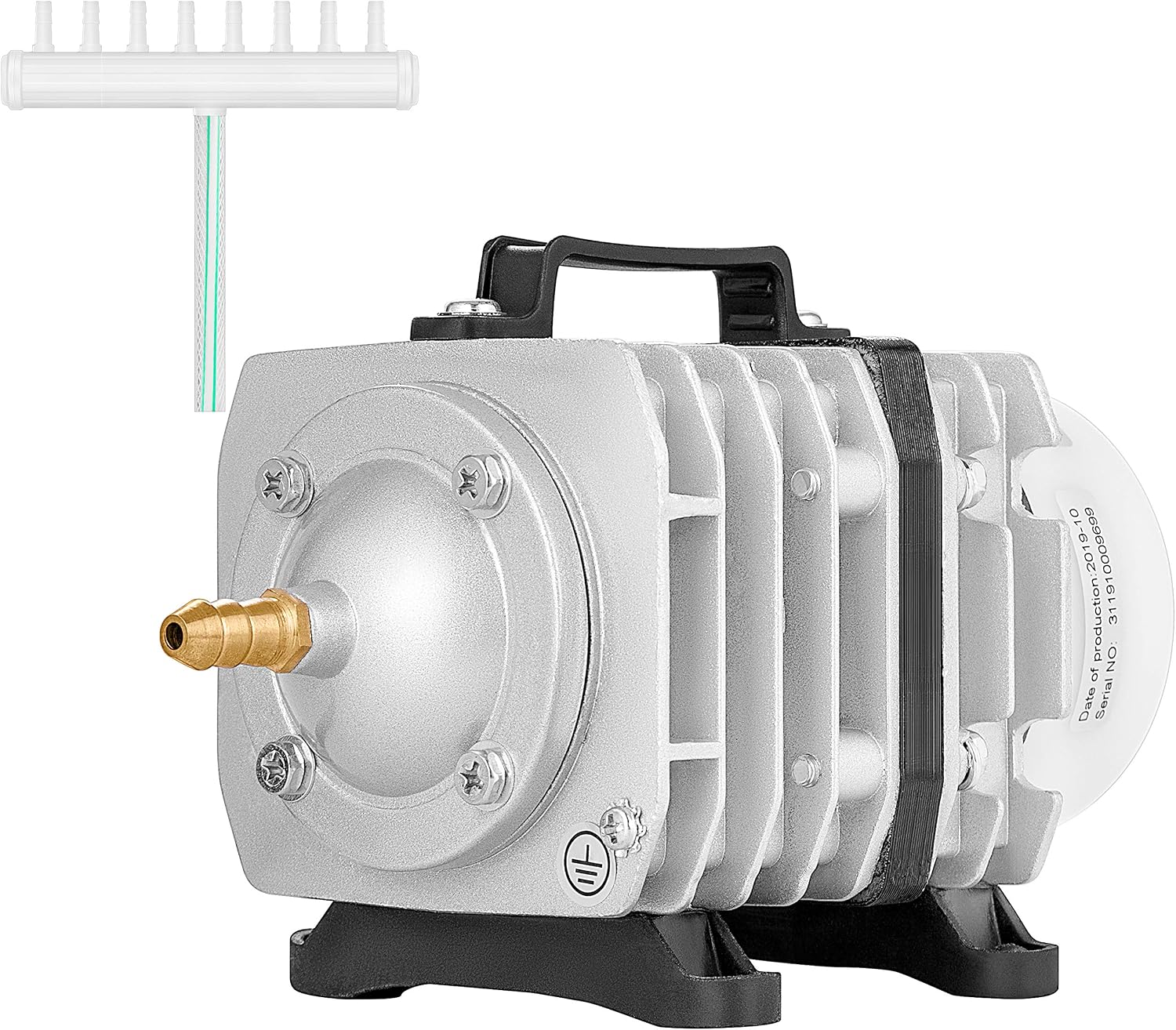 VIVOSUN Air Pump 70W 60L/min 8 Outlet Commercial Air Pump for Aquarium and Hydroponic Systems