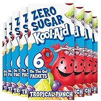 Vista 45 de Kool-aid Singles Tropical Punch 12-.055 Oz Caja 2 cajas