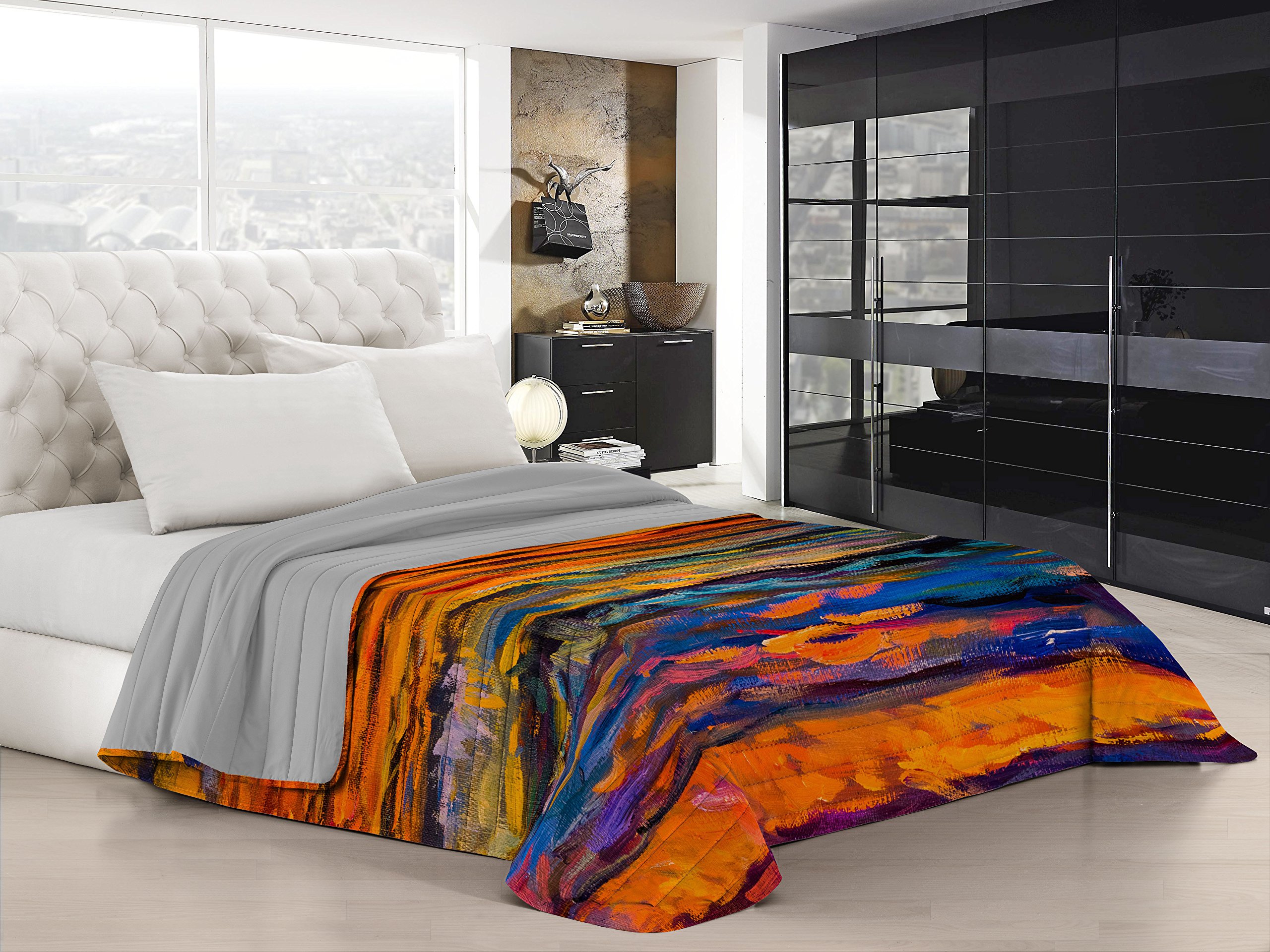 Trapuntino Estivo SOGNI D’AUTORE In Microfibra - Stampa Digitale, Matrimoniale, Made In Italy