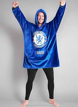Chelsea FC Oversized hoodiedeken voor heren Chelsea FC Oversized hoodiedeken voor heren
