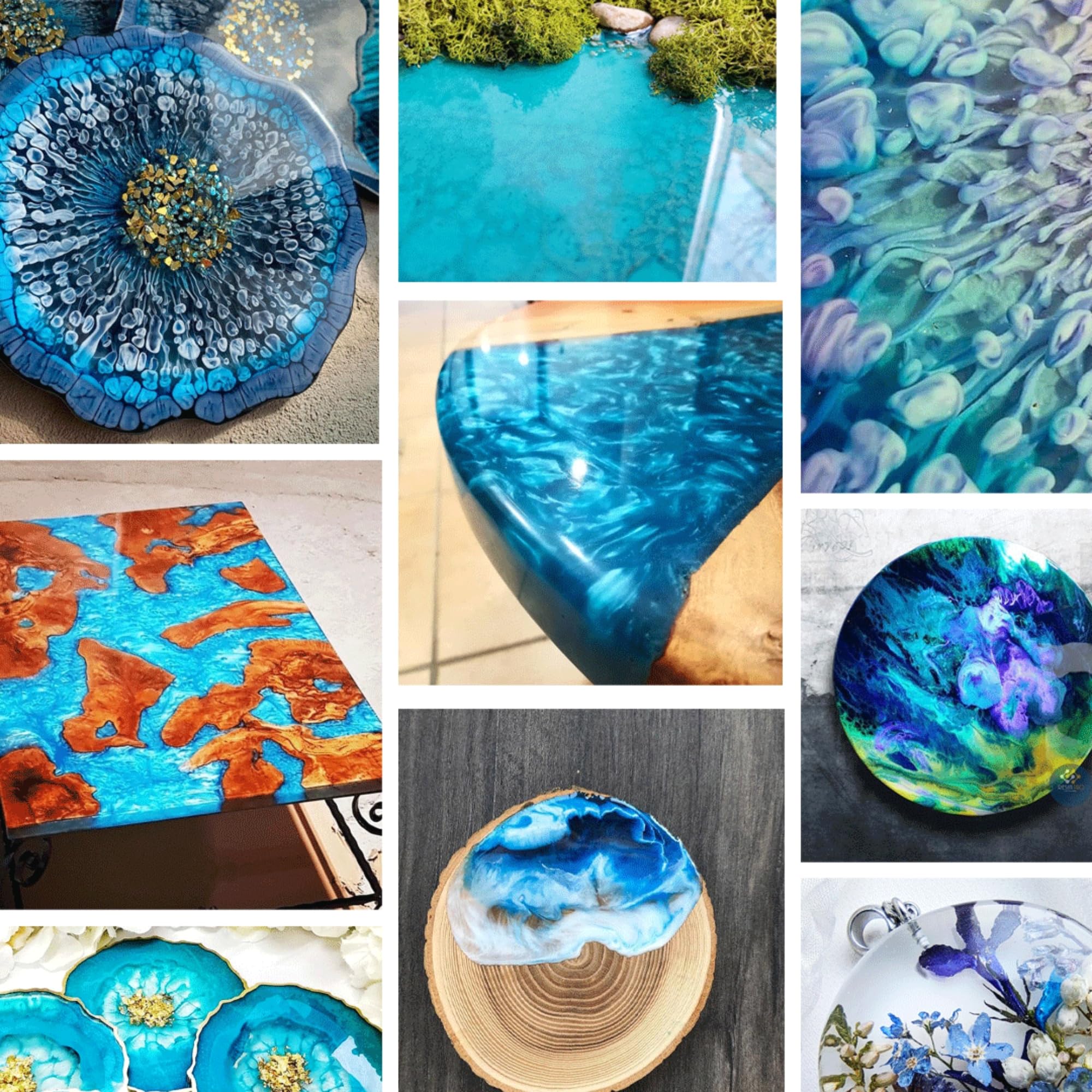 Resin Pro® RESINA EPOSSIDICA ICRYSTAL – 0,75 Kg: Ideale per la creazione di gioielli, River Table e Creazioni Artistiche - Certificata Atossica - Assistenza Tecnica in Italiano – 100% Made in Italy