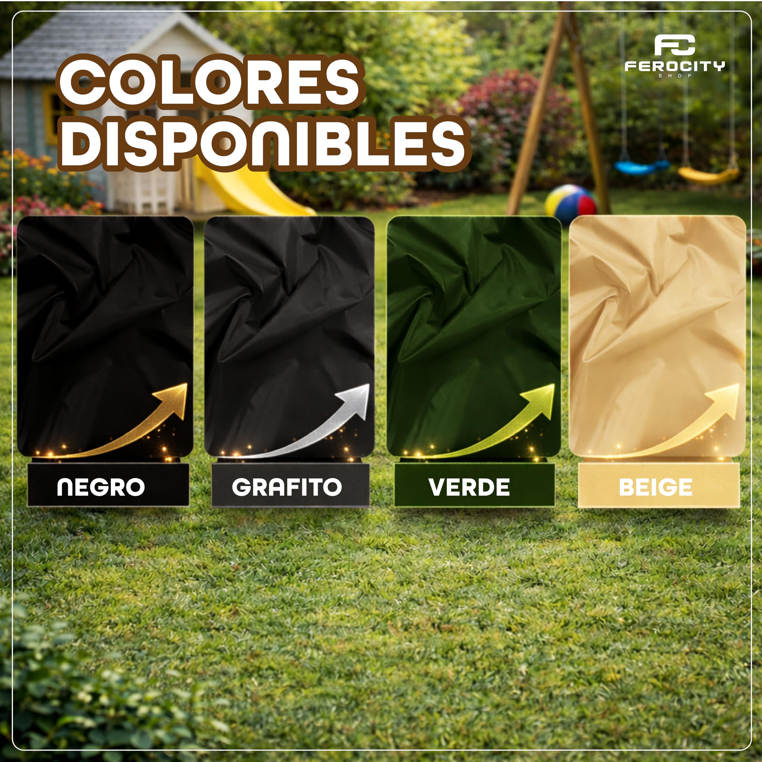 Funda Personalizada Cubierta para arenero a Medida para Todas Las Tallas | Transpirable, Resistente al Agua y al Viento | Cubierta Protectora para arenero, Color Negro [131]