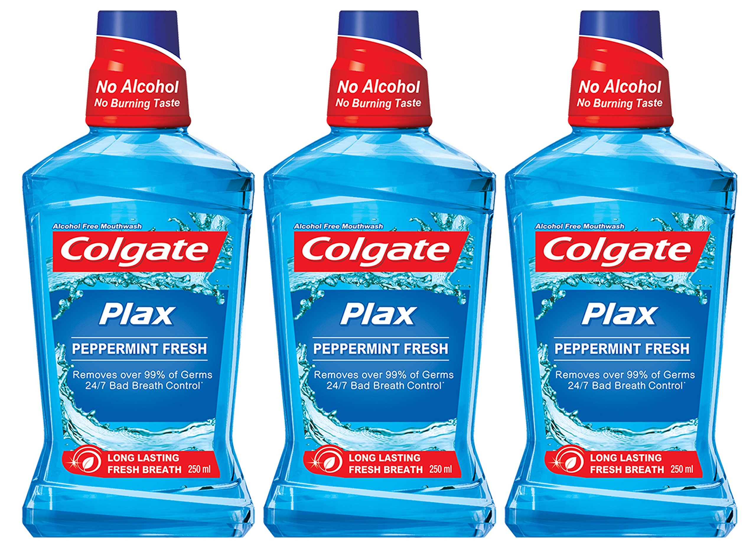 Colgate Plax Mouthwash - 250 ml (Pepper Mint, Buy 2 Get 1 Free) (B07BHHFCK7) Amazon Price History, Amazon Price Tracker