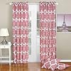 BNF Home BNFCPHN7096BR Honor Printed Curtain and Pillow Set, 70 x 96, Bridal Rose