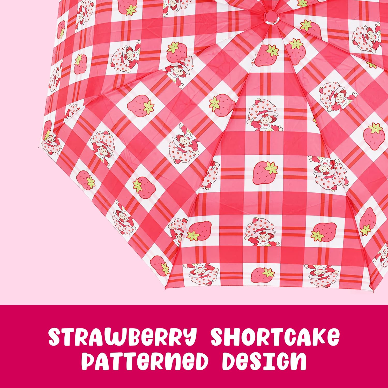 Concept One Strawberry Shortcake Umbrella, Red image 5