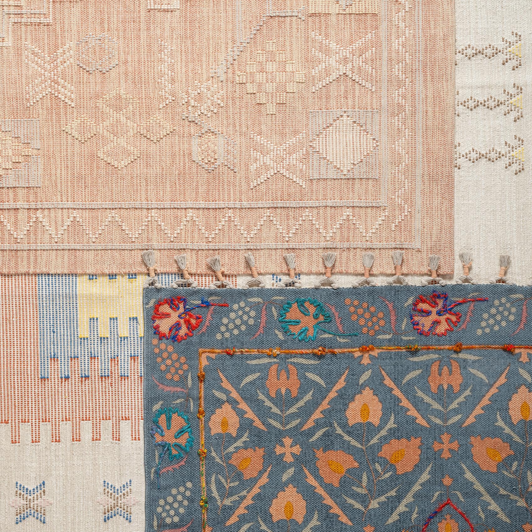 Jaıpur Pembe Pamuk Kilim 120x180 Cm