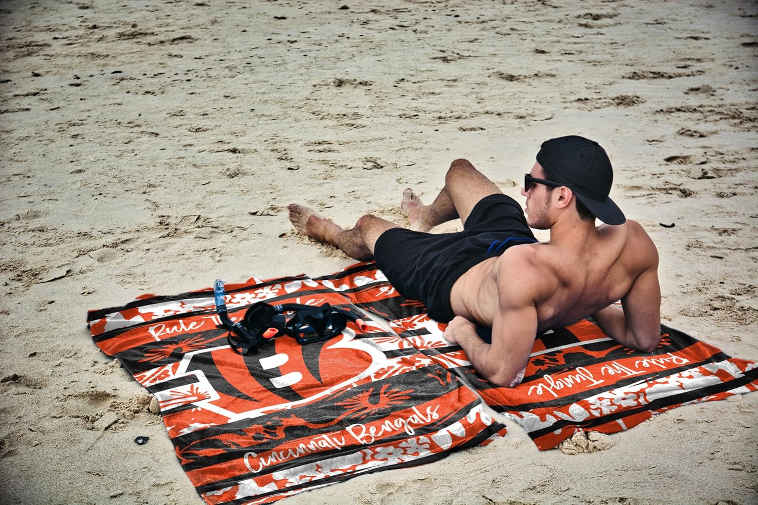 Northwest NFL Cincinatti Bengals Beach Towel, 35 x 60, Pocket