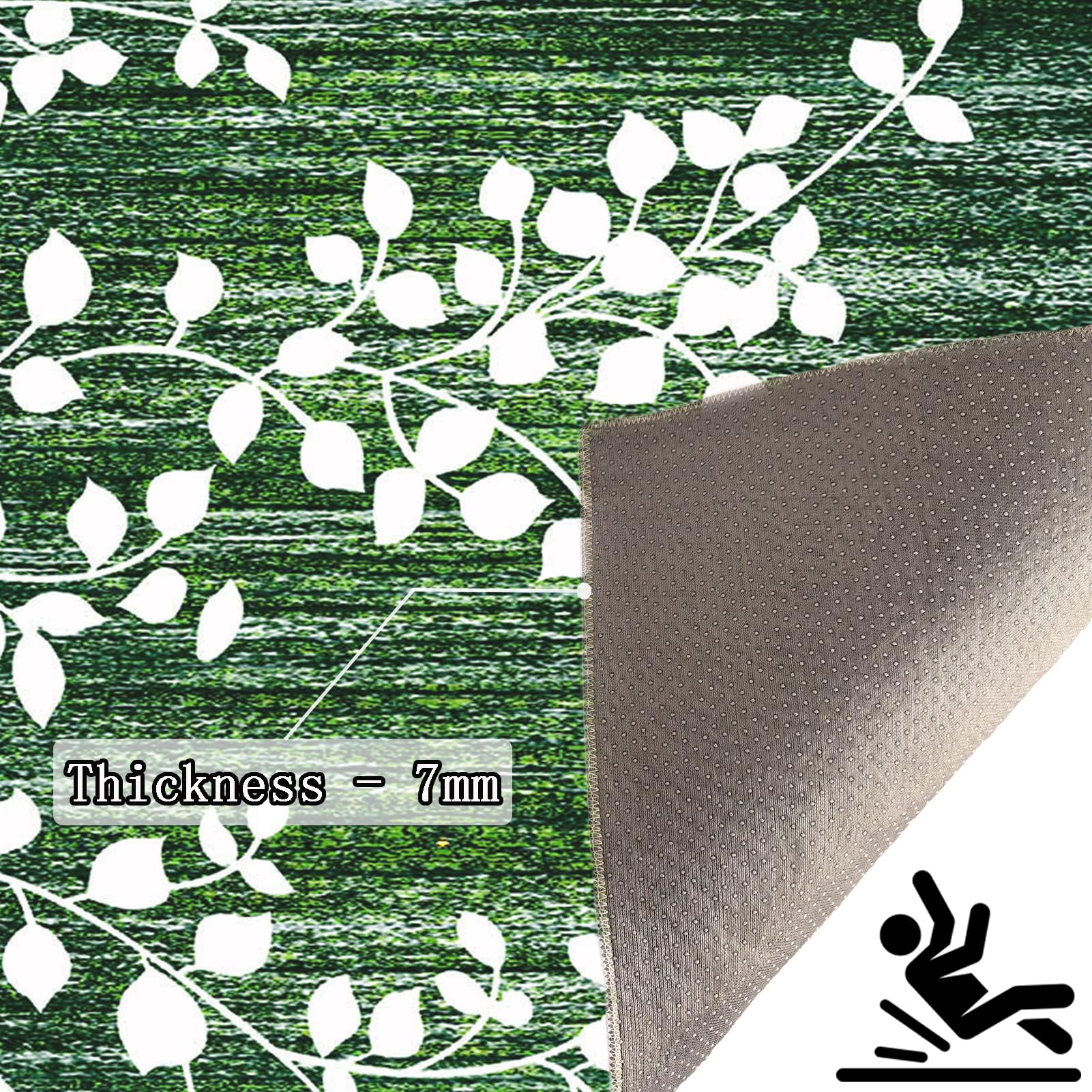 Długie dywaniki do korytarza, antypoślizgowe maty kuchenne 120 x 350 cm mata do korytarza zmywalna, dywanik do przedpokoju, maty wejściowe kuchnia pralnia sypialnia
