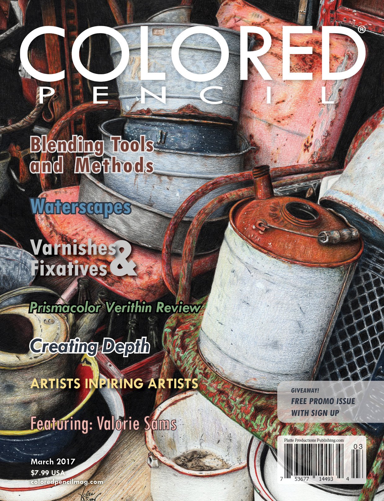 COLORED PENCIL Magazine - March 2017