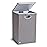 Munchkin Laundry Hamper for Baby and Kids, Collapsible Nursery Organizer with Lid, Grey
