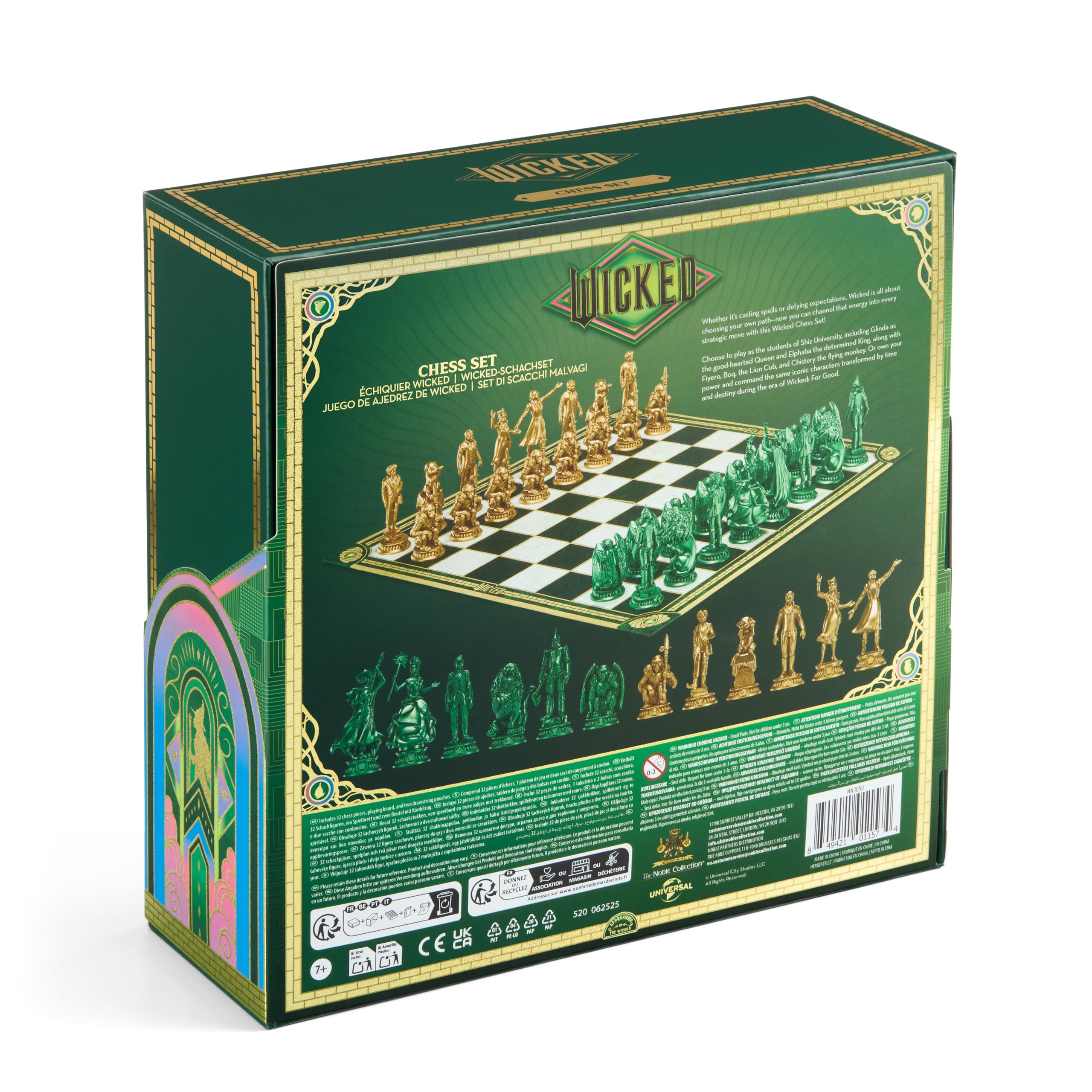 Amazon.com: Wicked Chess Set - Shiz vs. Emerald City : Toys & Games