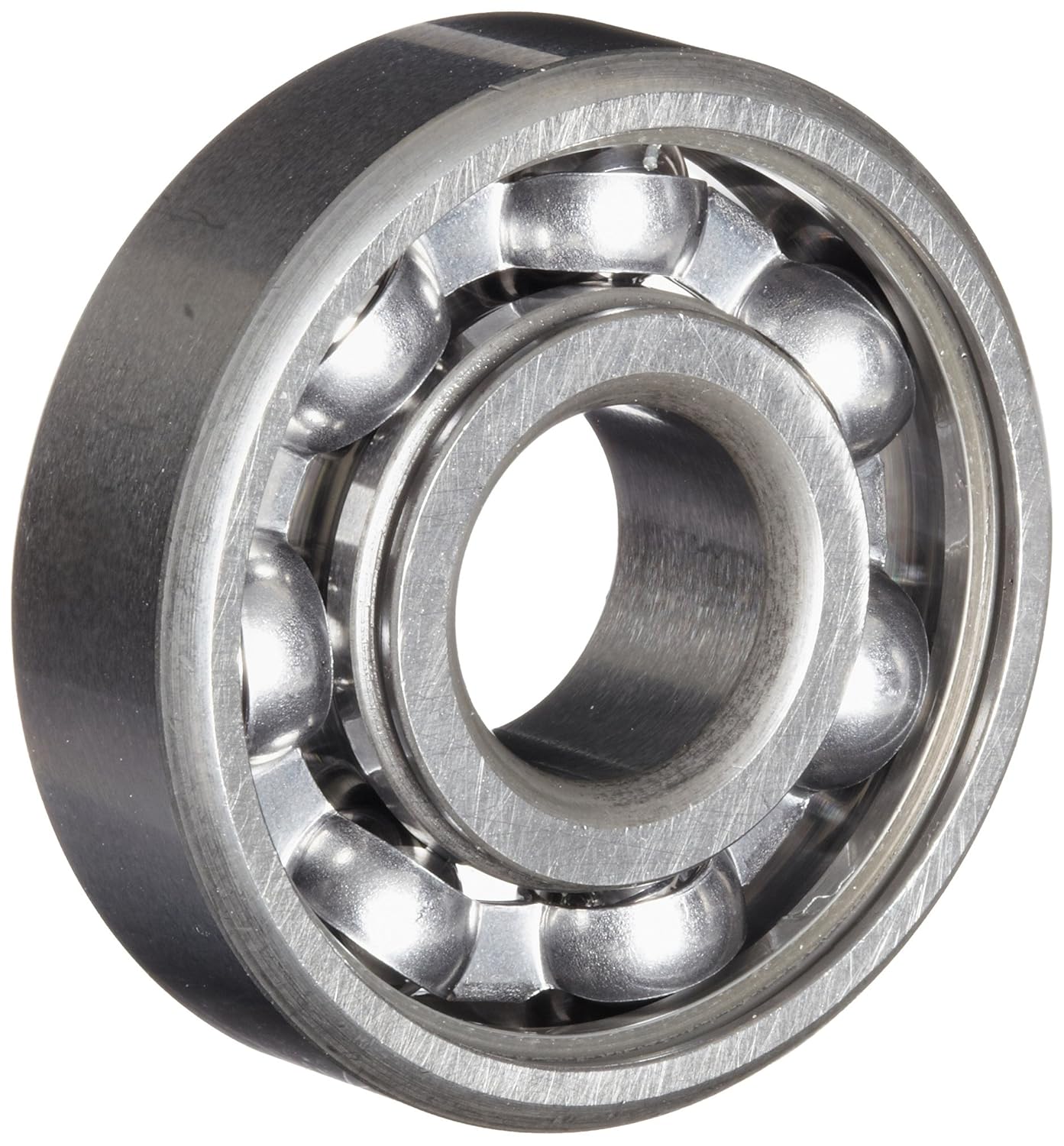 Timken 36K Extra Small Ball Bearing, Open, No Snap Ring, Metric, 6 mm ID, 19 mm OD, 6 mm Width, Max RPM, 195 lbs Static Load Capacity, 560 lbs Dynamic Load Capacity