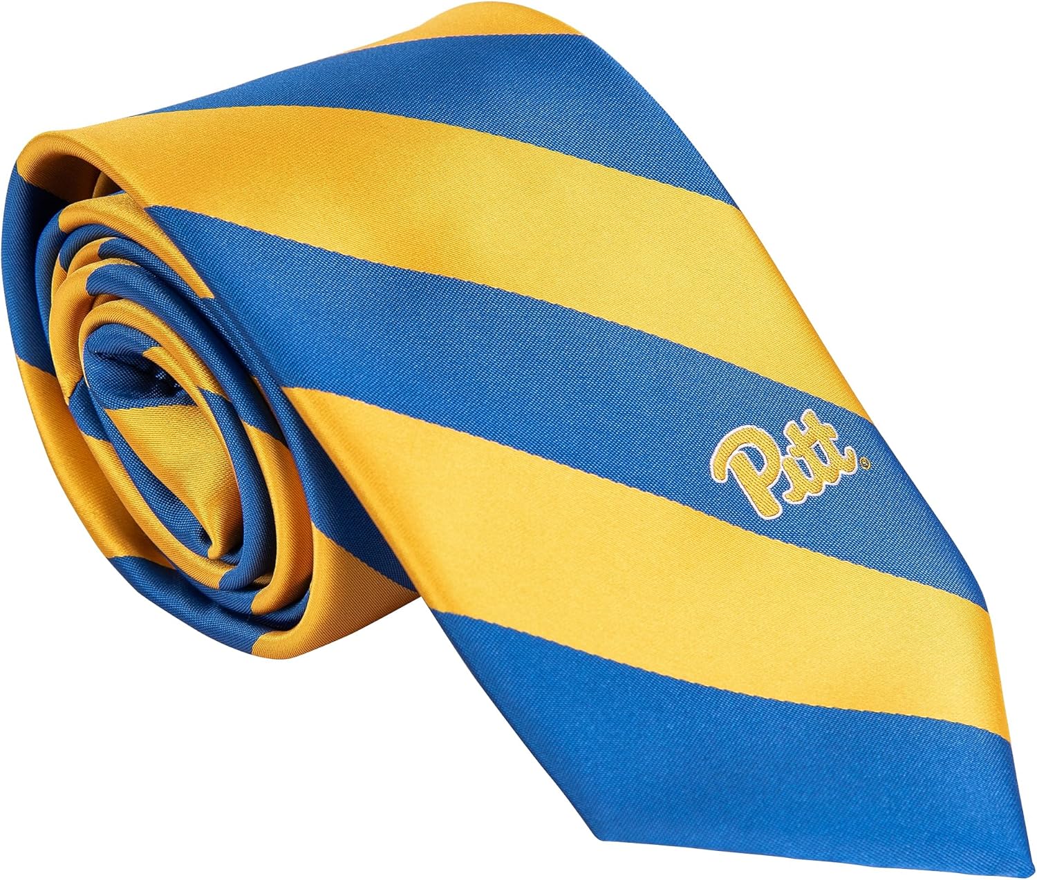 Desert Cactus University of Pittsburgh Neck Tie Pitt Panthers 100% Polyester Necktie with Logo, Officially Licensed