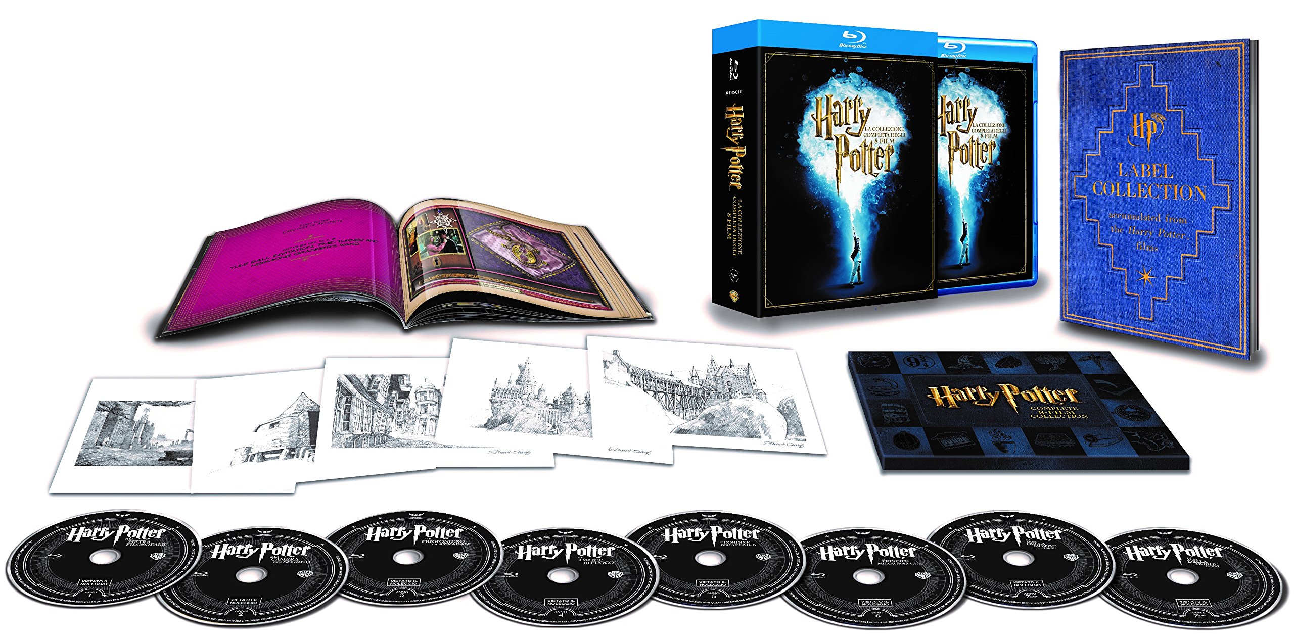 Harry Potter Jahre 1-7.2 Blu-ray Box Set - Komplette Sammlung