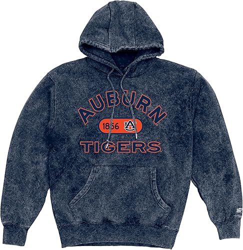 Blue 84 Sudadera con capucha de lavado mineral con licencia oficial de la NCAA