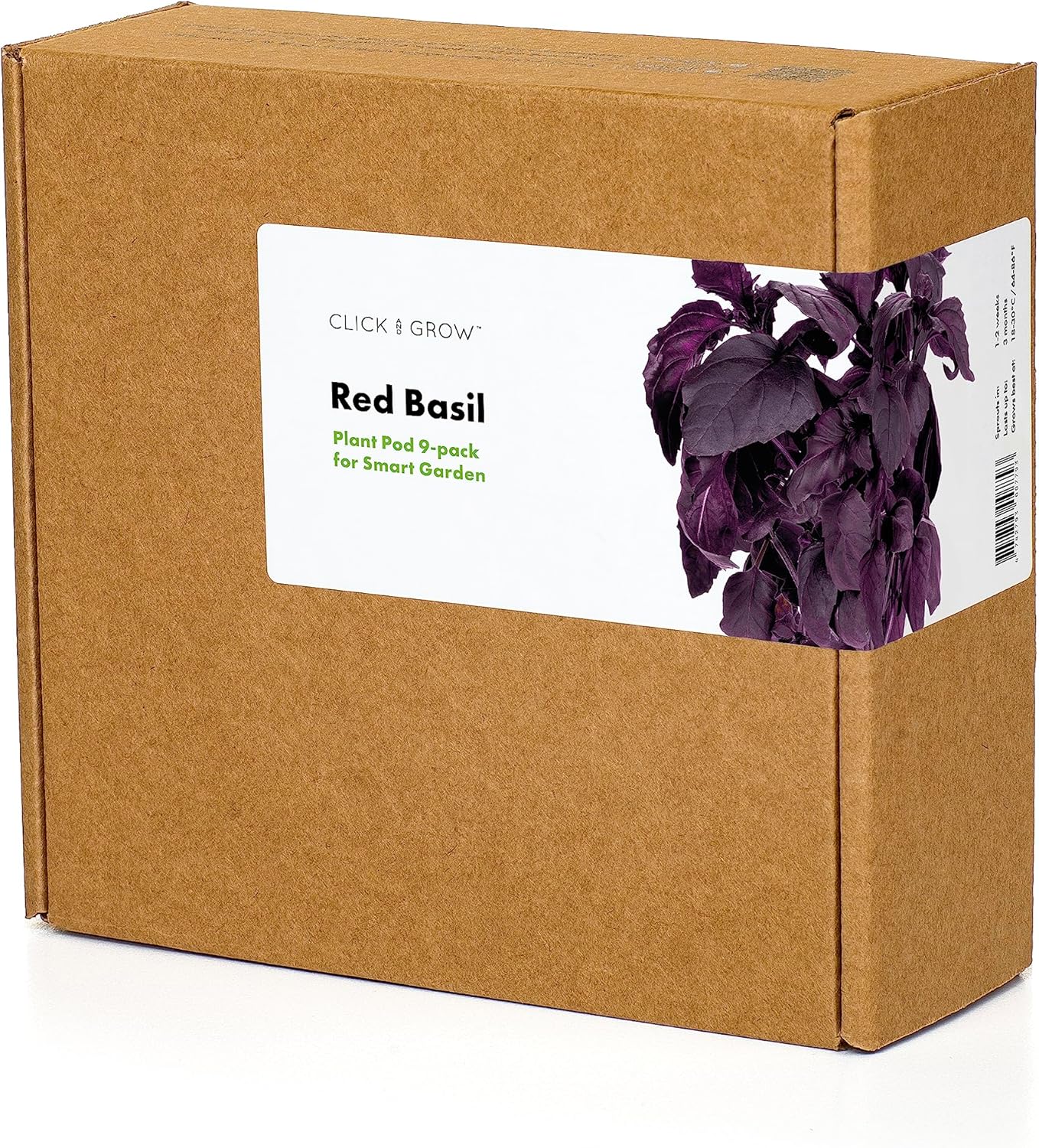 Click and Grow Smart Garden Red Basil Plant Pods, 9-Pack