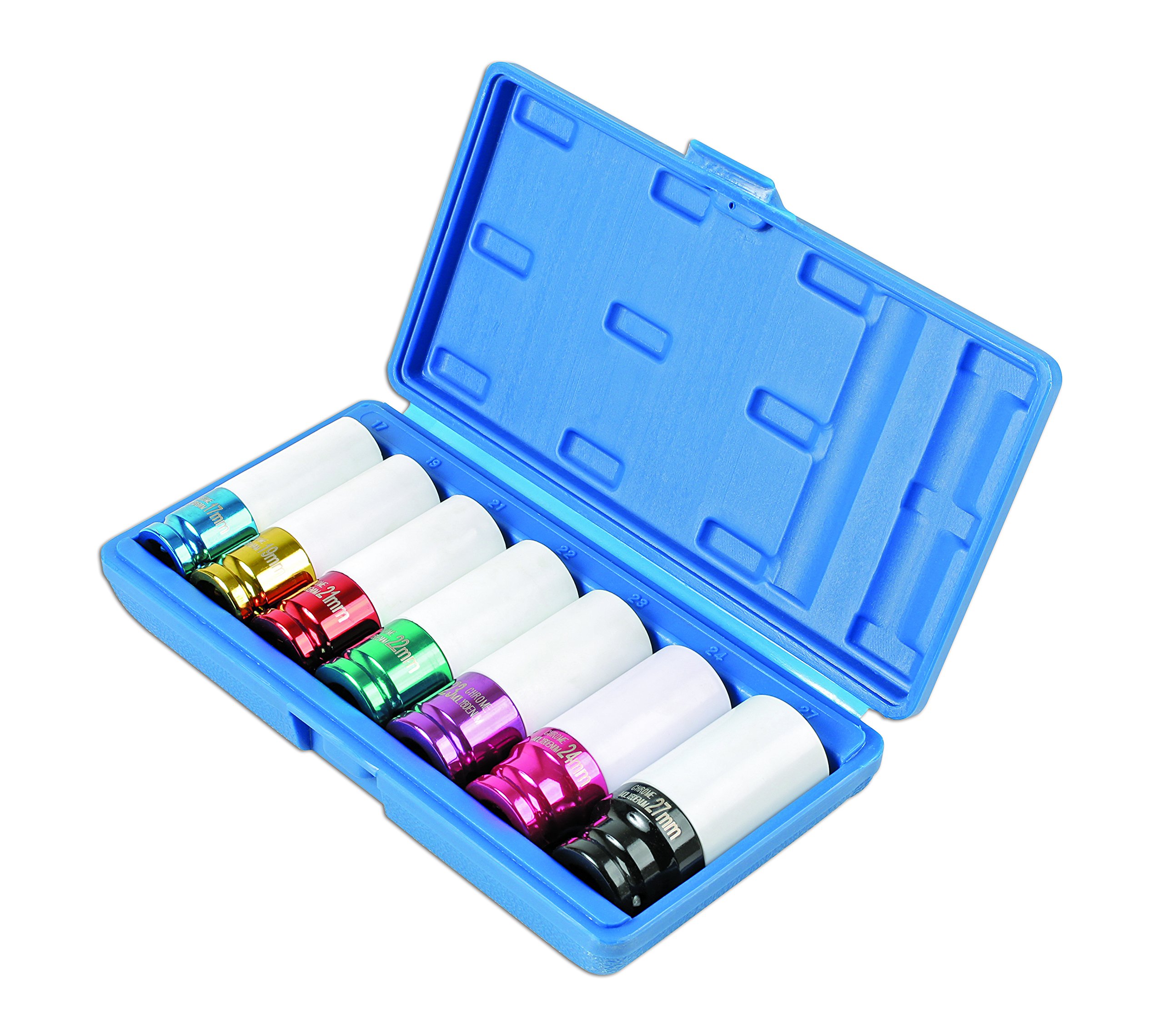 LASER TOOLS LAS6723 6723 zestaw nasadek na nakrętkę ze stopu 7 szt. 1/2" D