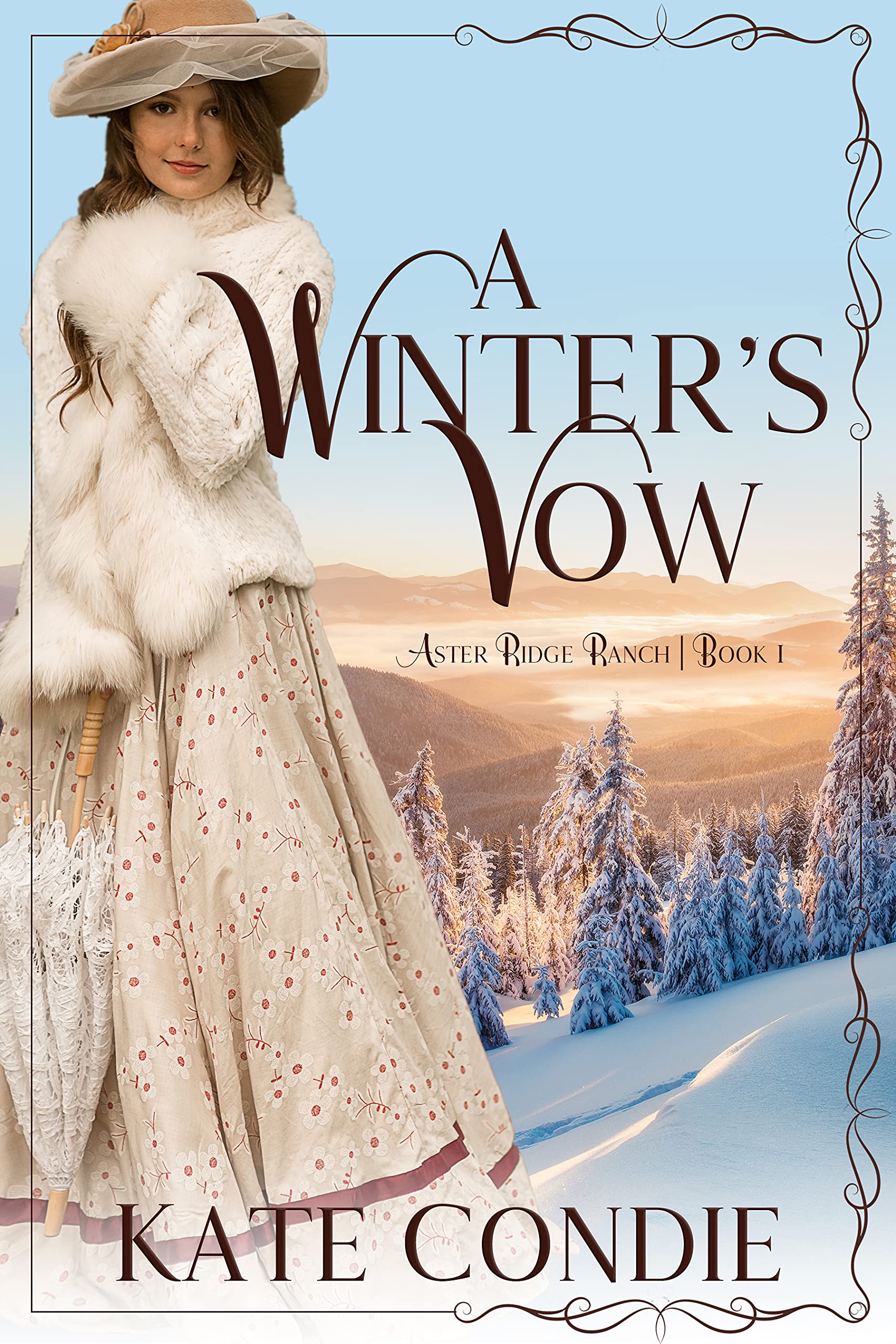 A Winter's Vow: Sweet Historical Western Romance (Aster Ridge Ranch Book 1)