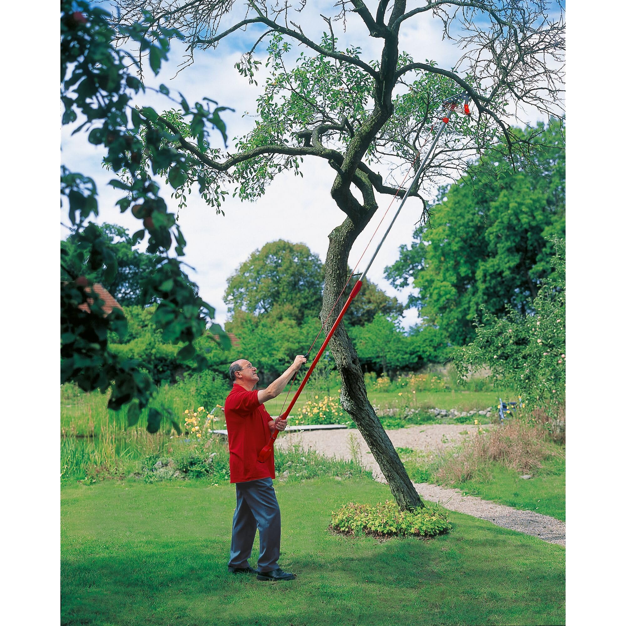 WOLF Garten JNS_413372 RCM Multi-Star RC-M NEU2018 Tree Shears, 37x23x7 cm, red