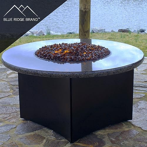 Miniatura 5 de Blue Ridge  Cristal para hoguera, cristal para acuario, vidrio para jardín, encimeras y decoración del hogar, fabricado en Estados Unidos