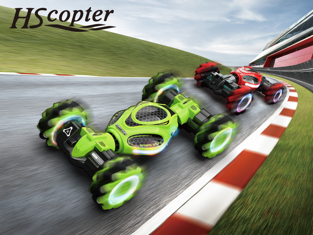 Amazon.com: HScopter Gesture Sensing RC Stunt Car, 4WD Remote