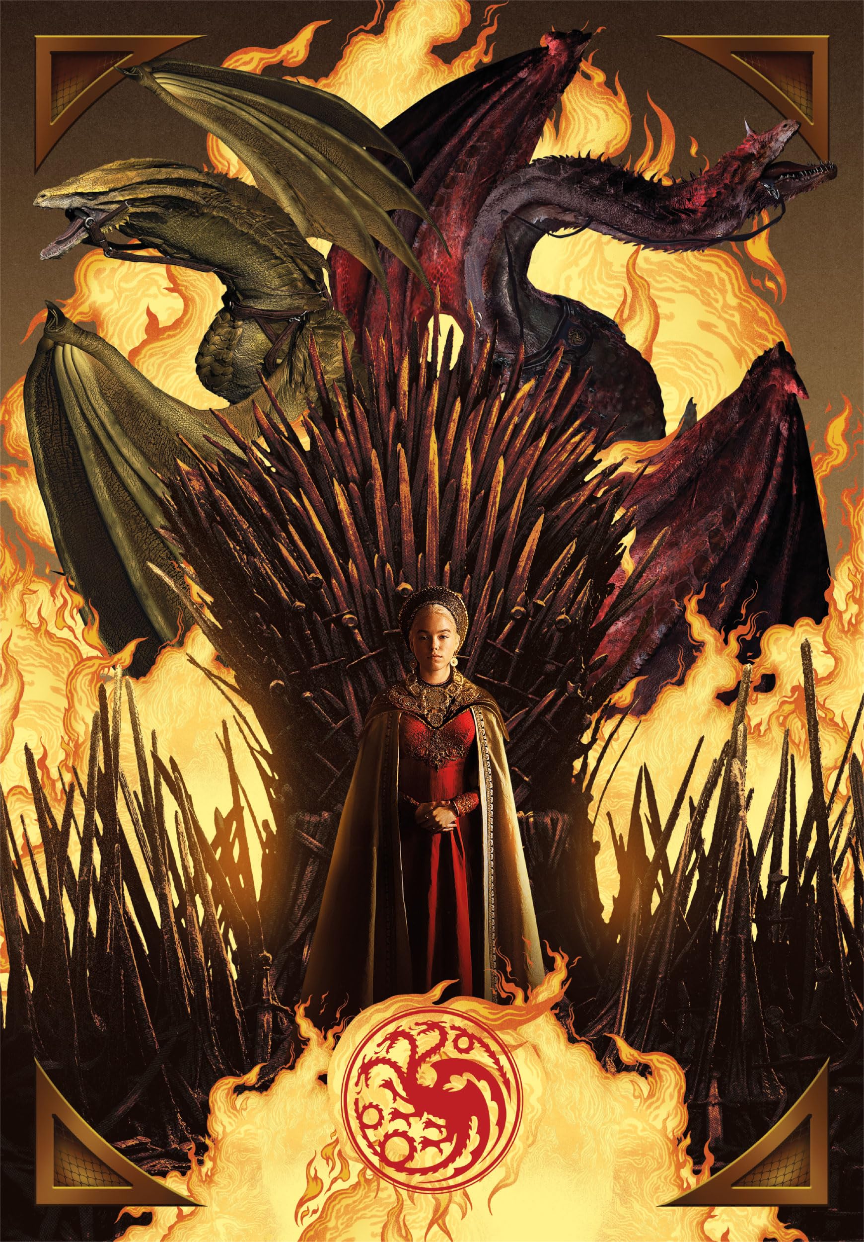 Puzzle Trefl - Game of Thrones : House of the Dragon – 1000 pièces