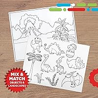 Vista 6 de Discovery LED Tracing Tablet, 26-Piece Set with Washable Markers, Tracing & Template Sheets, Battery Powered Doodle Activity Lightboard, Kids