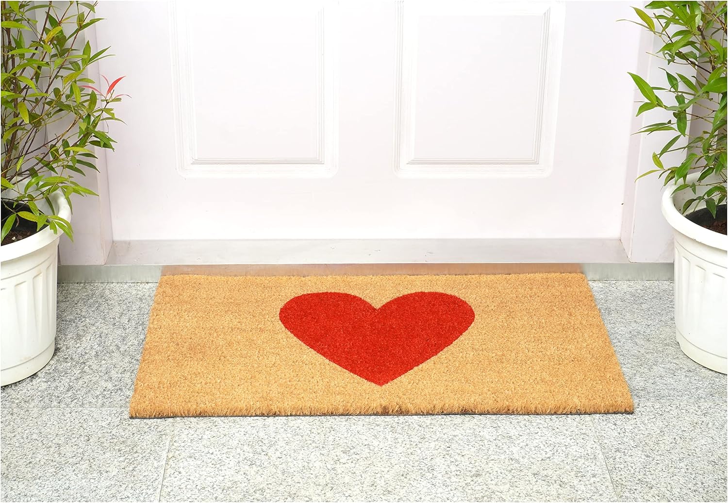 Calloway Mills AZZ106602436 Red Heart Doormat, 24" x 36"