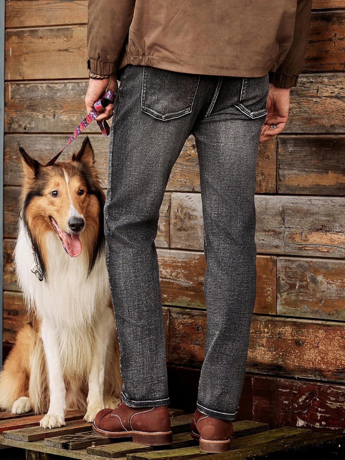 JMIERR Men's Regular Fit Straight Leg Jeans - Classic Casual Stretch Denim Pants for Men with 5 Pockets - Image 7