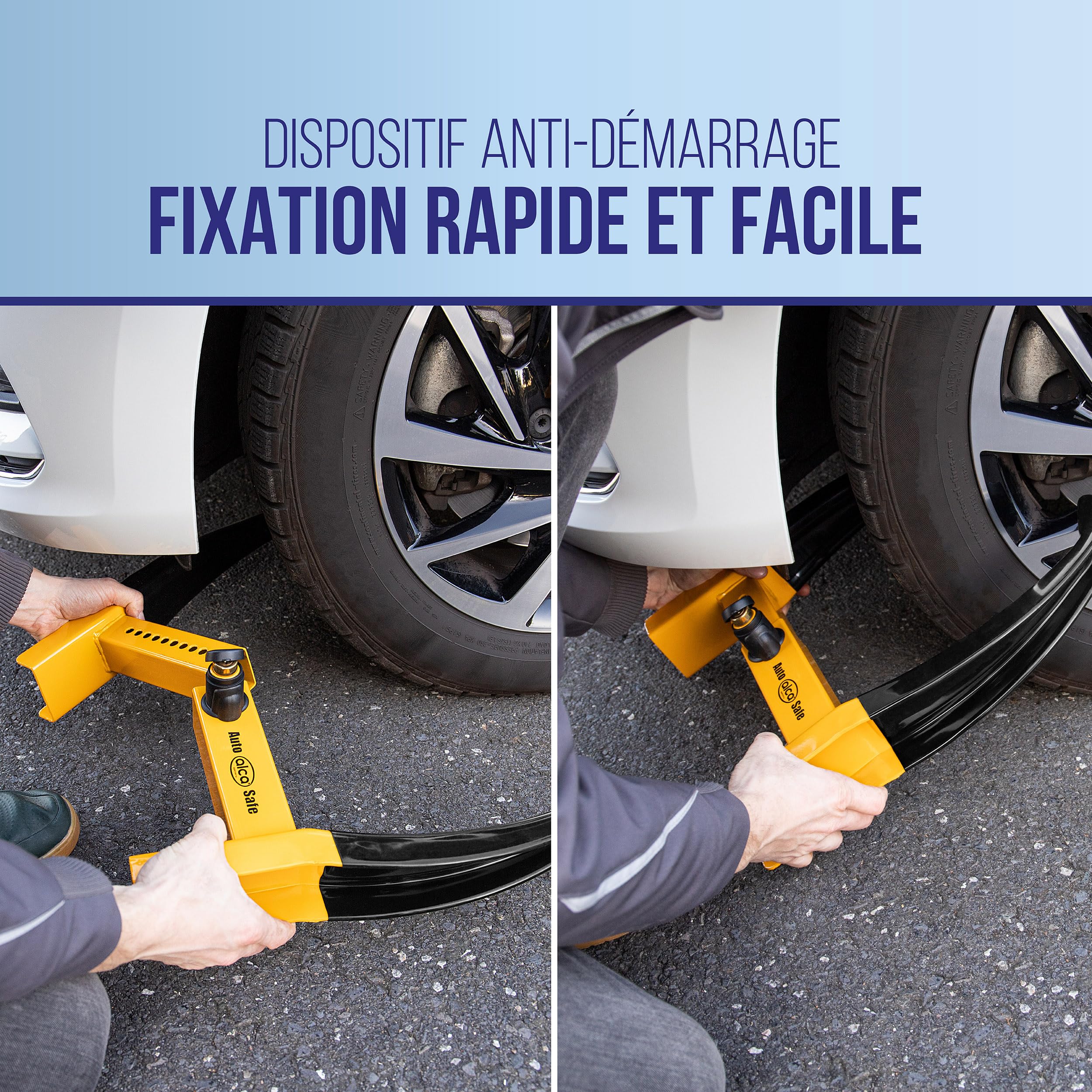 alca® Sabot de roue, largeur maximale du pneu : 325 mm, extensible, niveau de sécurité 3
