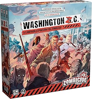 Zombicide - 2nd Edition: Washington Z.C. - Strategy Board Game - Cooperative Game for Teens and Adults - Zombie Board Game - Ages 14+ - 1-6 Players - Avg. Playtime 1 Hour - Made by CMON