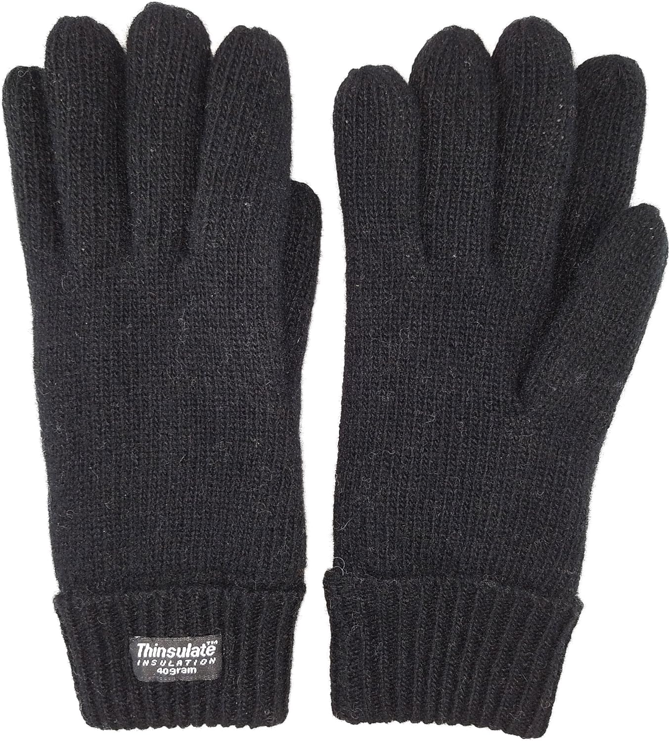 BRUCERIVER Ladie's Wool Knit Gloves with Thinsulate Lining - Image 2