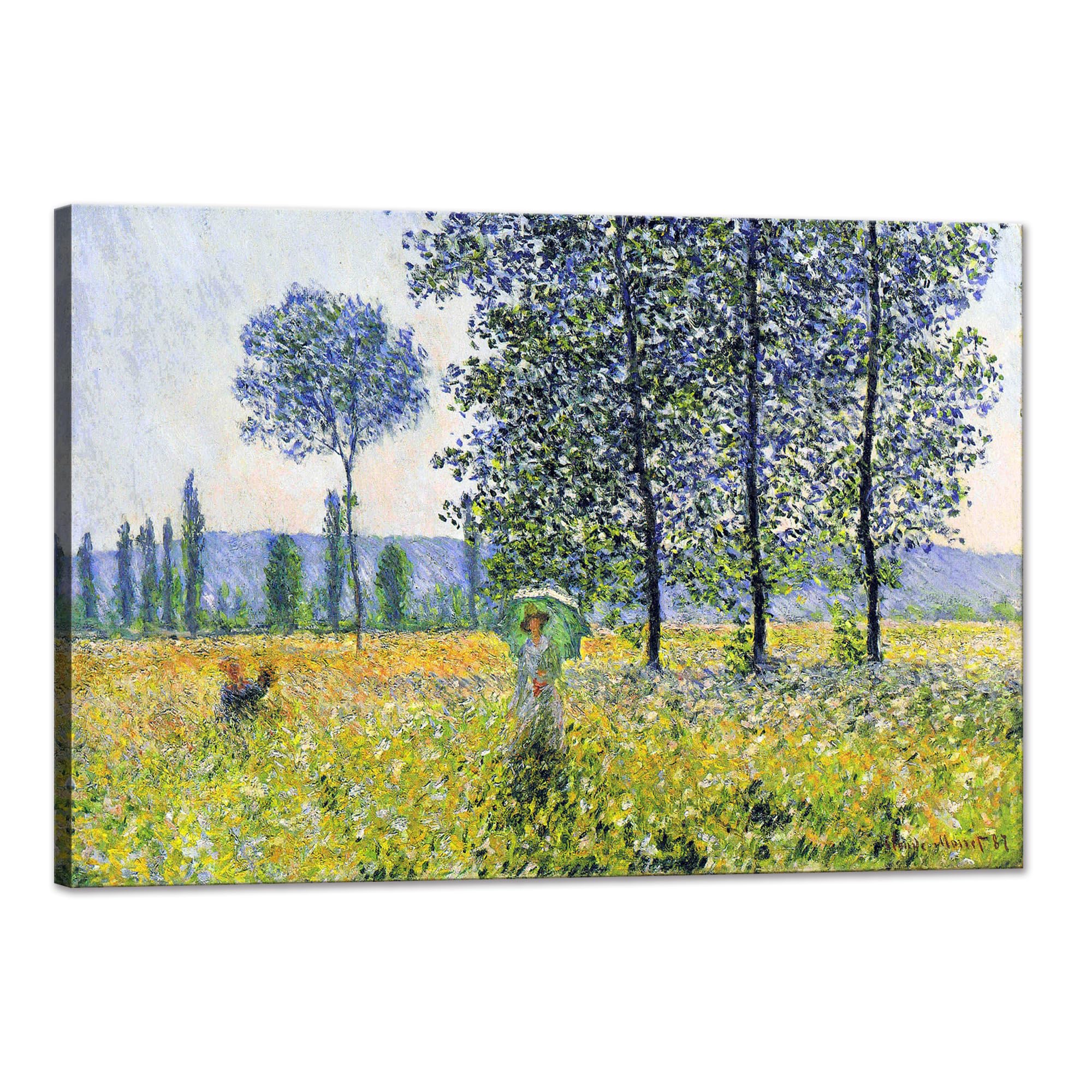 クロード・モネ　アートポスター　風景画額装インテリア アート（木製額付き） Amazon.co.jp: モネ ポスター アートパネル インテリア 絵画 額付き
