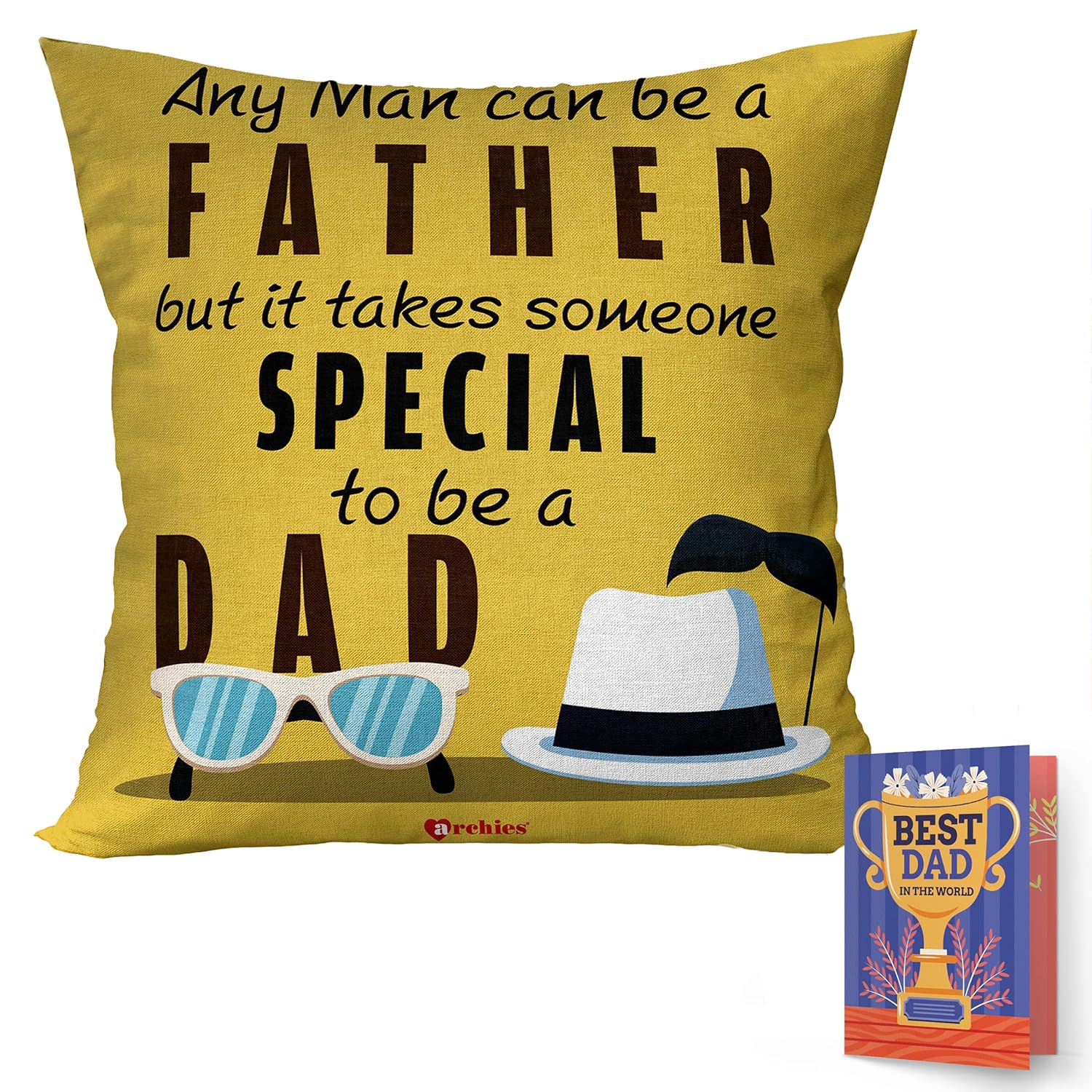 Buy ARCHIES Gift for Fathers Gifts for Father Cushion Cover 12x12x