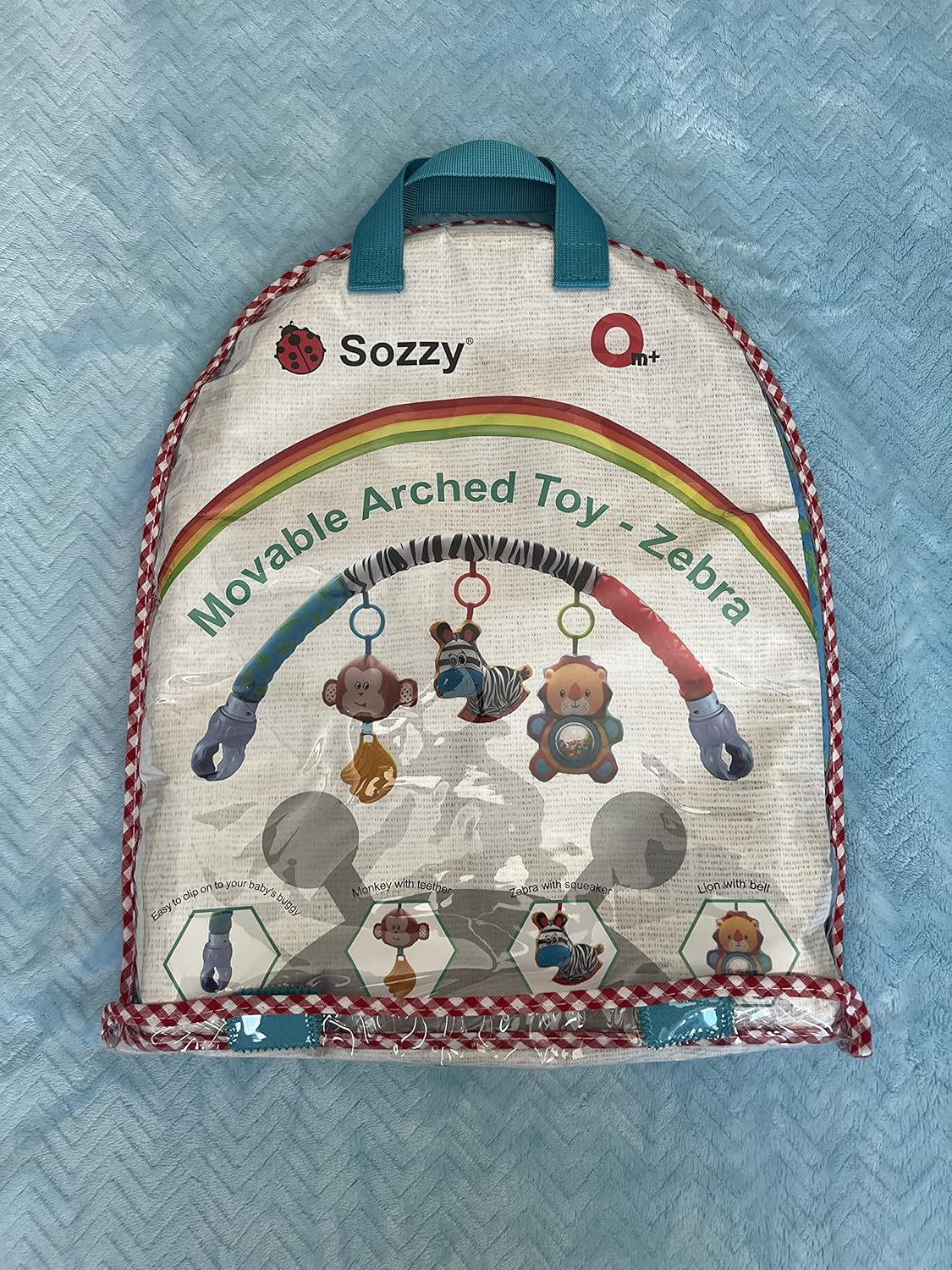 Sozzy : Newborn pram Baby Toy Hanging Arch Zebra Baby rattles Crib mobiles Baby Hanging Toy