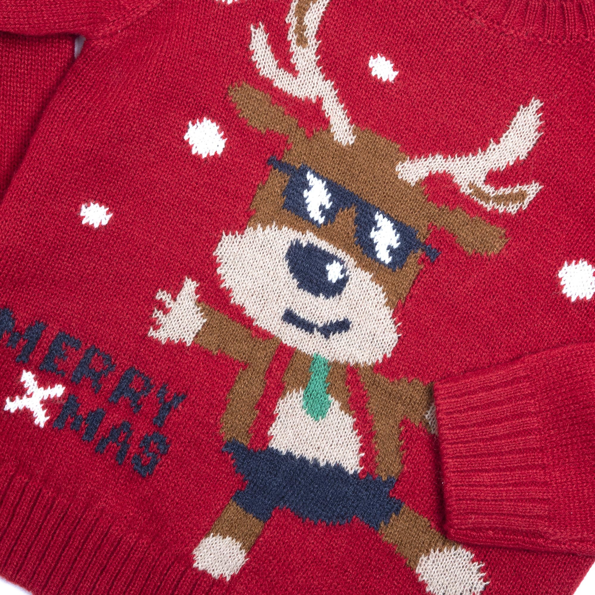 Chicco Jerséis de Punto Navideños Suéter Unisex niños