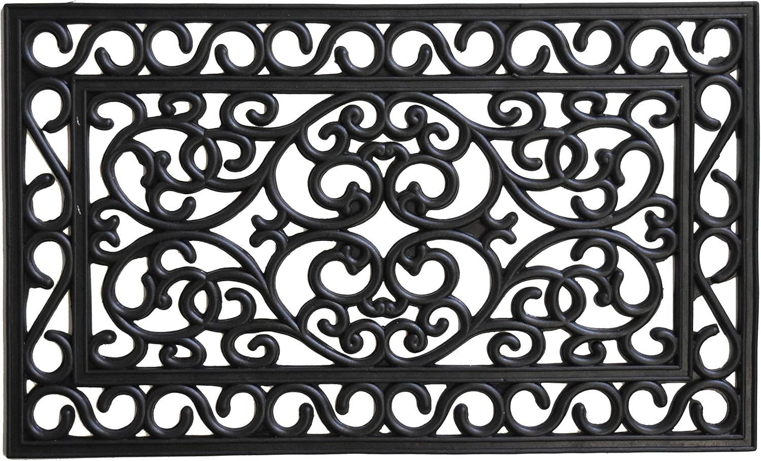 Calloway Mills 103651830 Chesapeake Rubber Doormat 18" x 30" 1'6" x 2'6" (Rectangular) Chesapeake