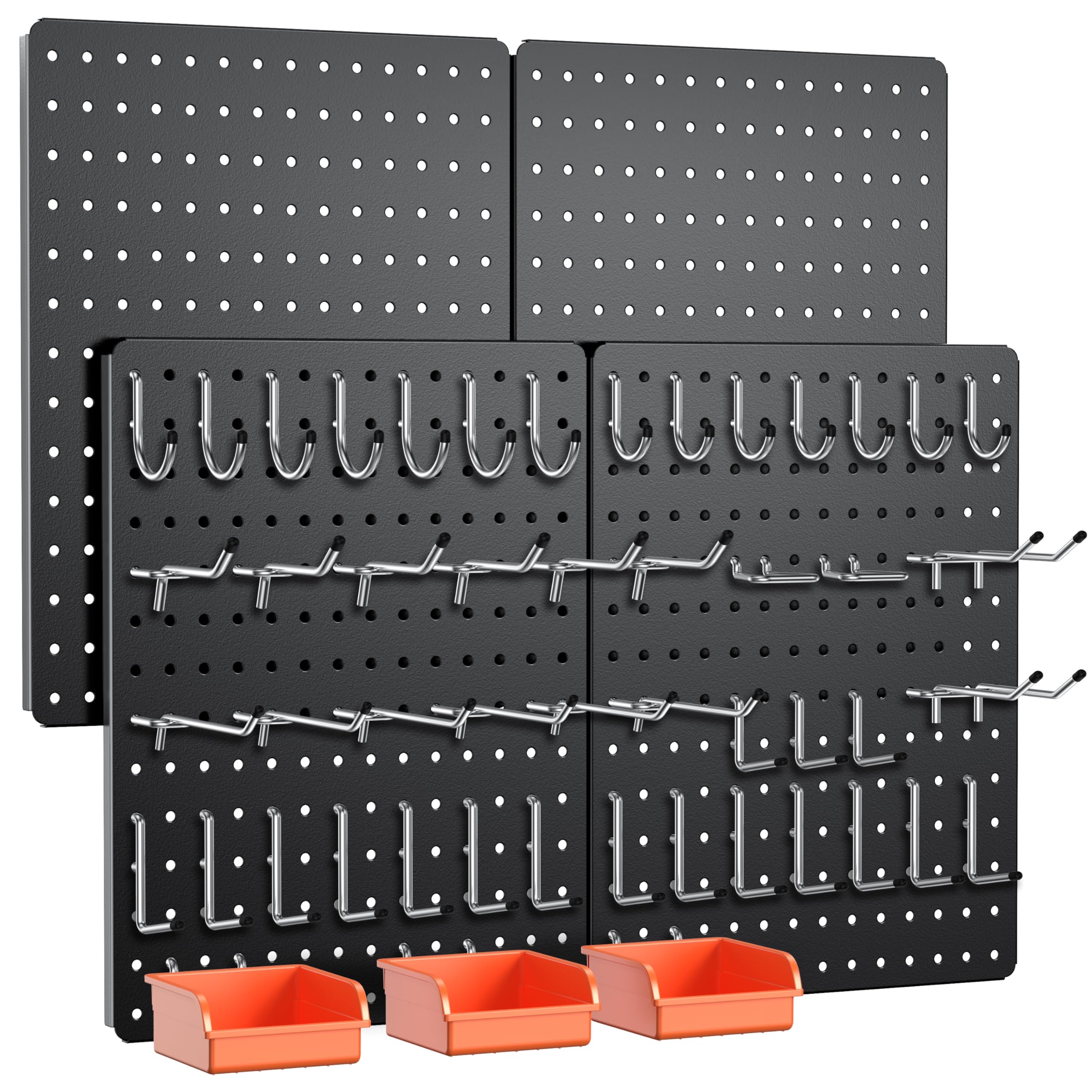 Hogurity 110-Piece Metal Pegboard Kit