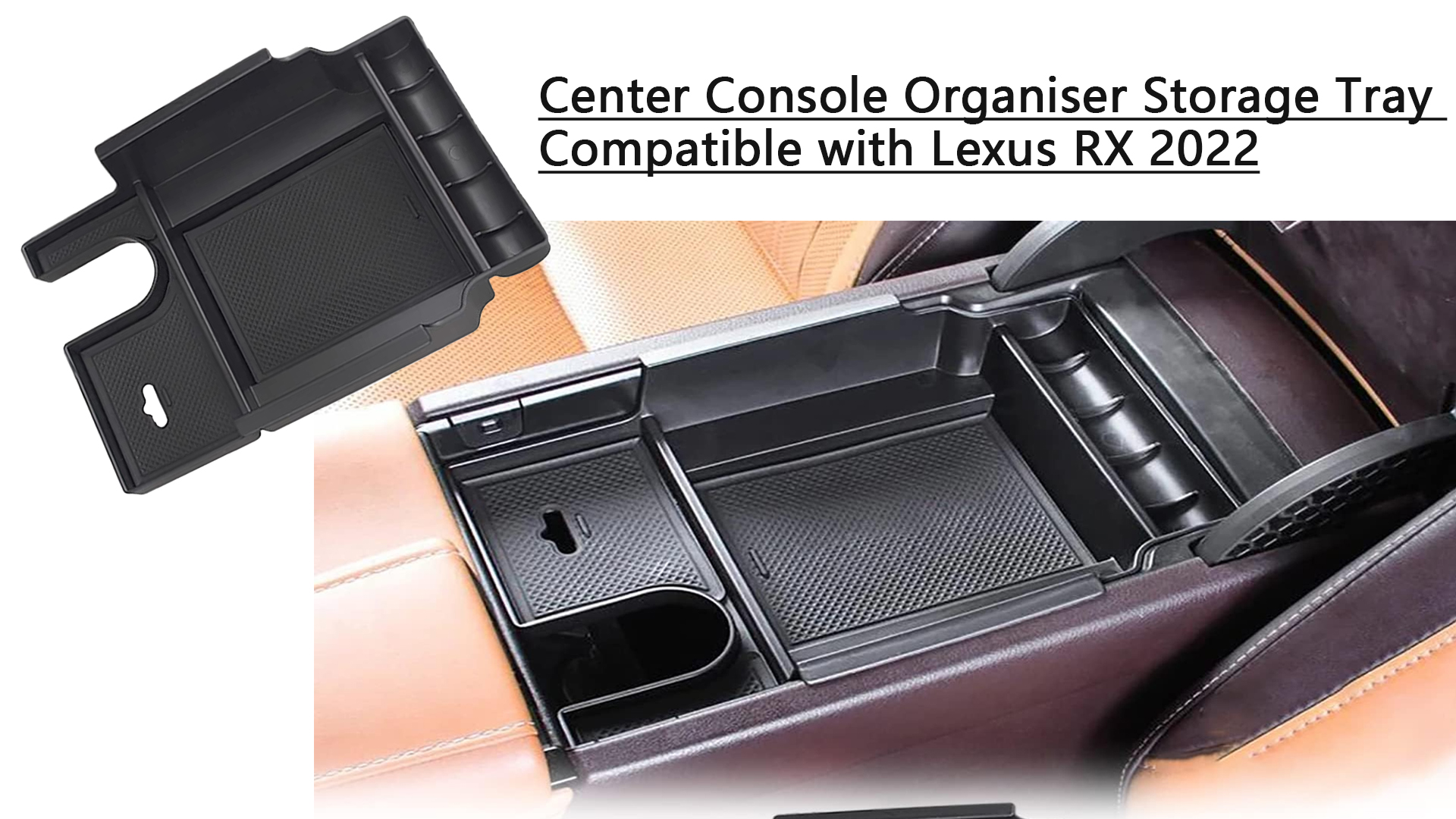 Amazon.com: CUCHIYUN Center Console Organiser Storage Tray