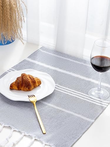 Vista 25 de cabanana Toallas de mano para baño, paquete de 2, 20 x 30 pulgadas, 100% algodón, toallas de mano turcas, superabsorbentes y de secado rápido