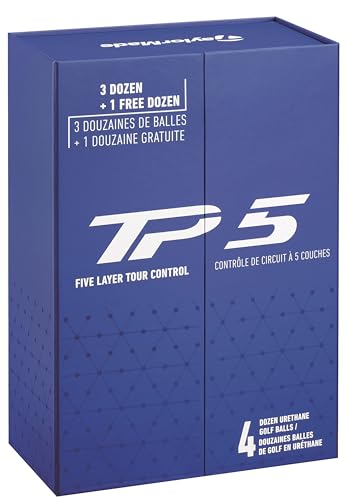 TaylorMade Golf 2024 TP5 3+1 Promo Pack4-Dozen White