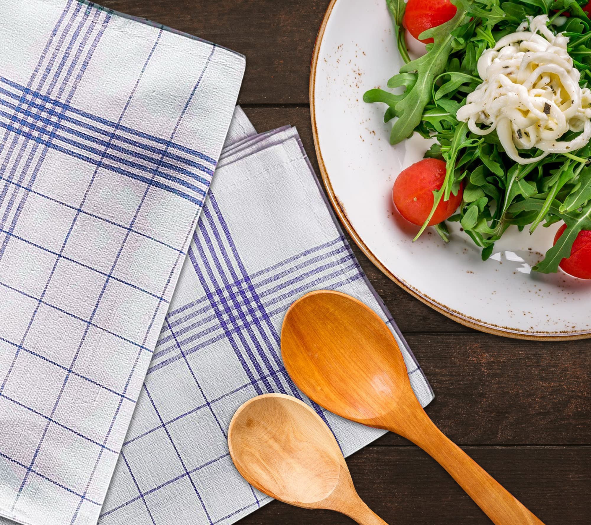 Altamente assorbente facile lavaggio 100% cotone asciugamano da cucina oversize