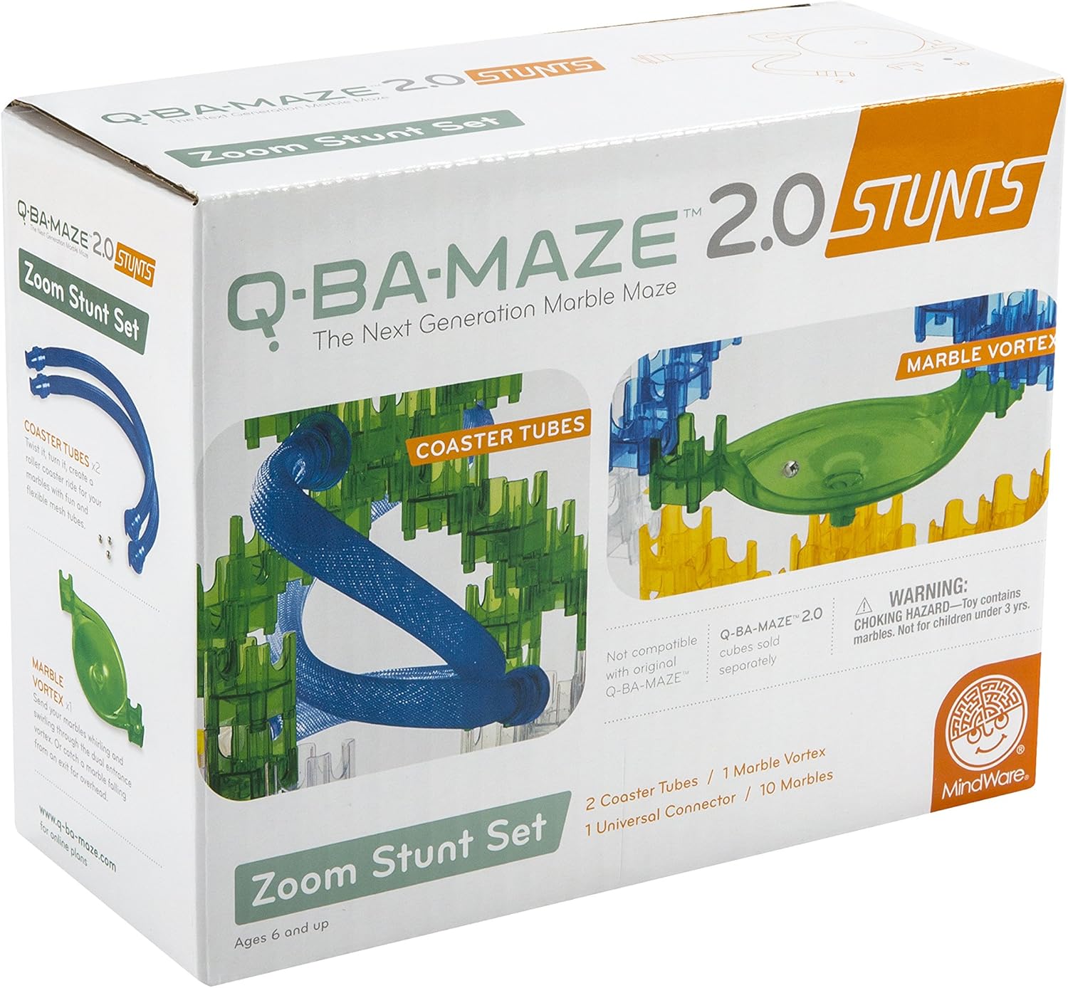 MindWare Q-BA-Maze 2.0 Zoom Stunt Set
