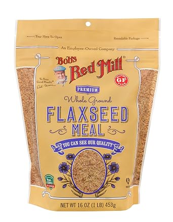 Bob's Red Mill Flaxseed Meal, 16oz (Pack of 4) - Non GMO, Vegan, Paleo Friendly, Keto Friendly, Kosher