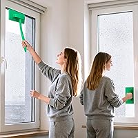 Vista 5 de MyLifeUNIT 2 paquetes de limpiador de pantalla de malla, cepillo de limpieza de pantalla de ventana desmontable, herramienta de limpieza de pantalla