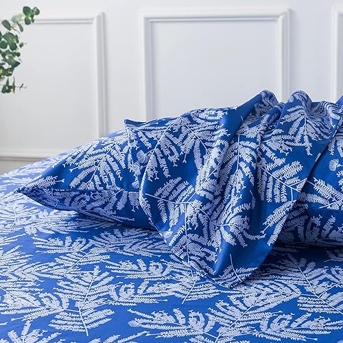 Vista 6 de SOFTTA - 1 funda nórdica + 2 fundas de almohada Paisley Modern Juego de cama 100% algodón egipcio