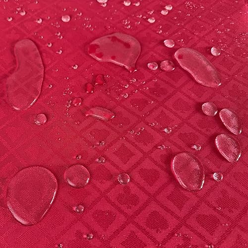 Miniatura 4 de Speed Cloth - Tela de mesa de póquer, sección de 108 x 60 pulgadas, accesorios de fieltro para mesa de juegos de cartas de casino, color rojo