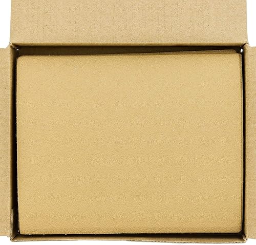 Miniatura 8 de Dura-Gold - Arenilla dorada 320 de alta calidad - Hojas de papel de lija de velcro 5.5 x 4.5 pulg - Para lijadoras de madera y automóviles - 25