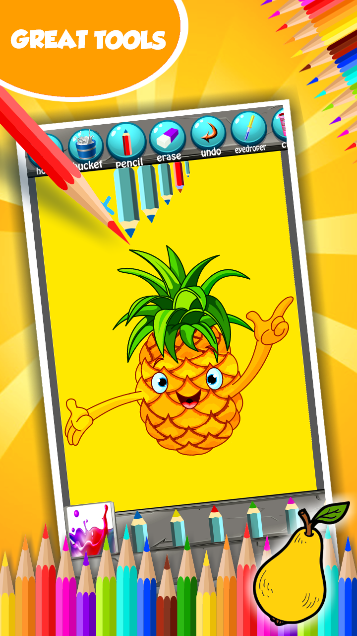 Fruit Coloring for Android